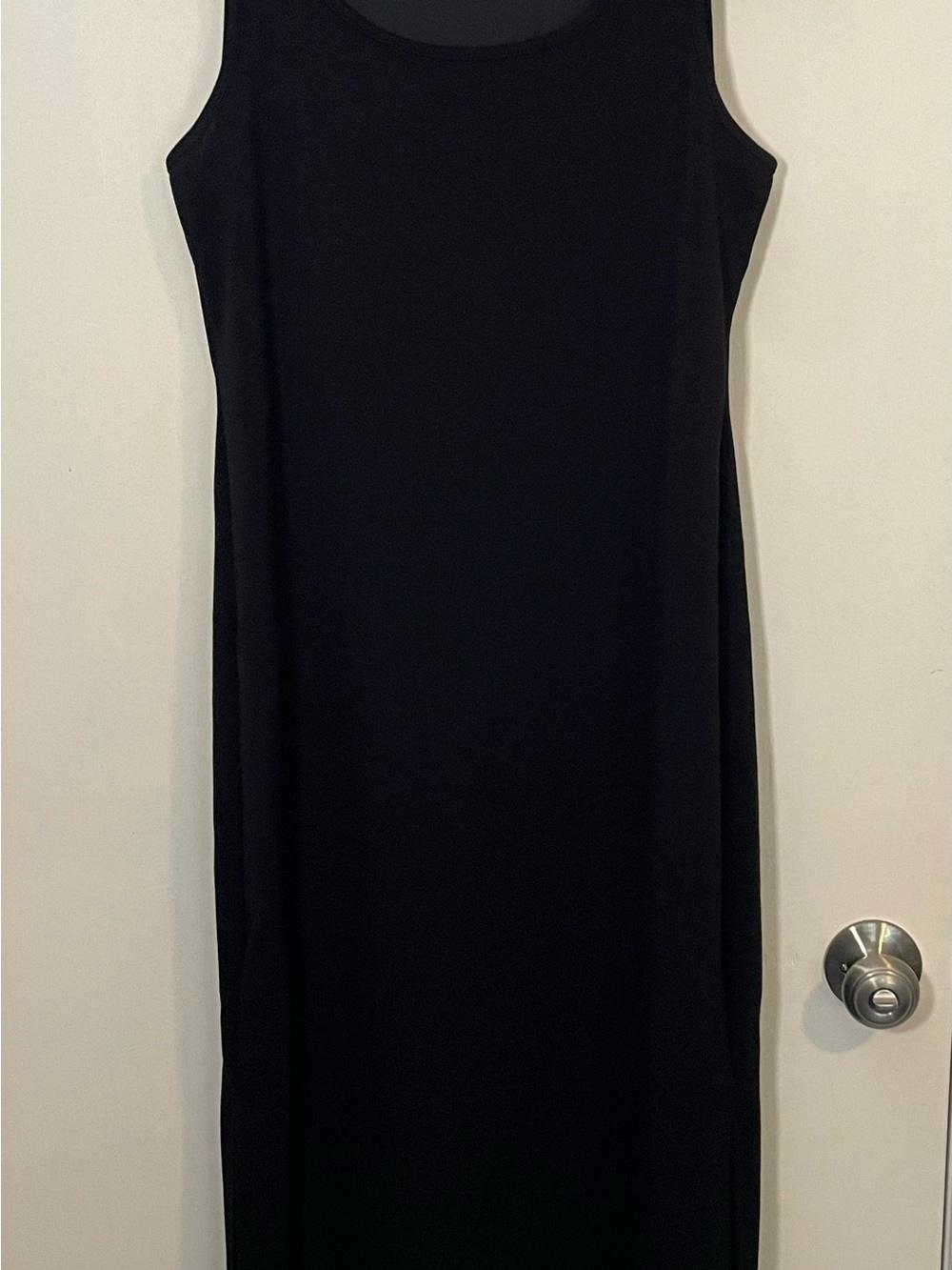 Essential Black Midi Tank Dress